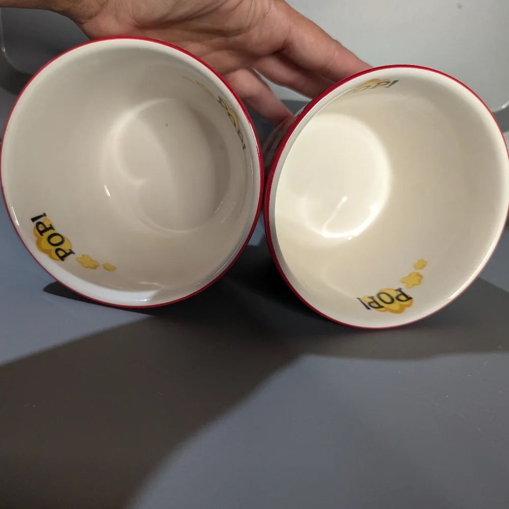 Pier 1 Imports set 2 vintage popcorn‎ pop art 5